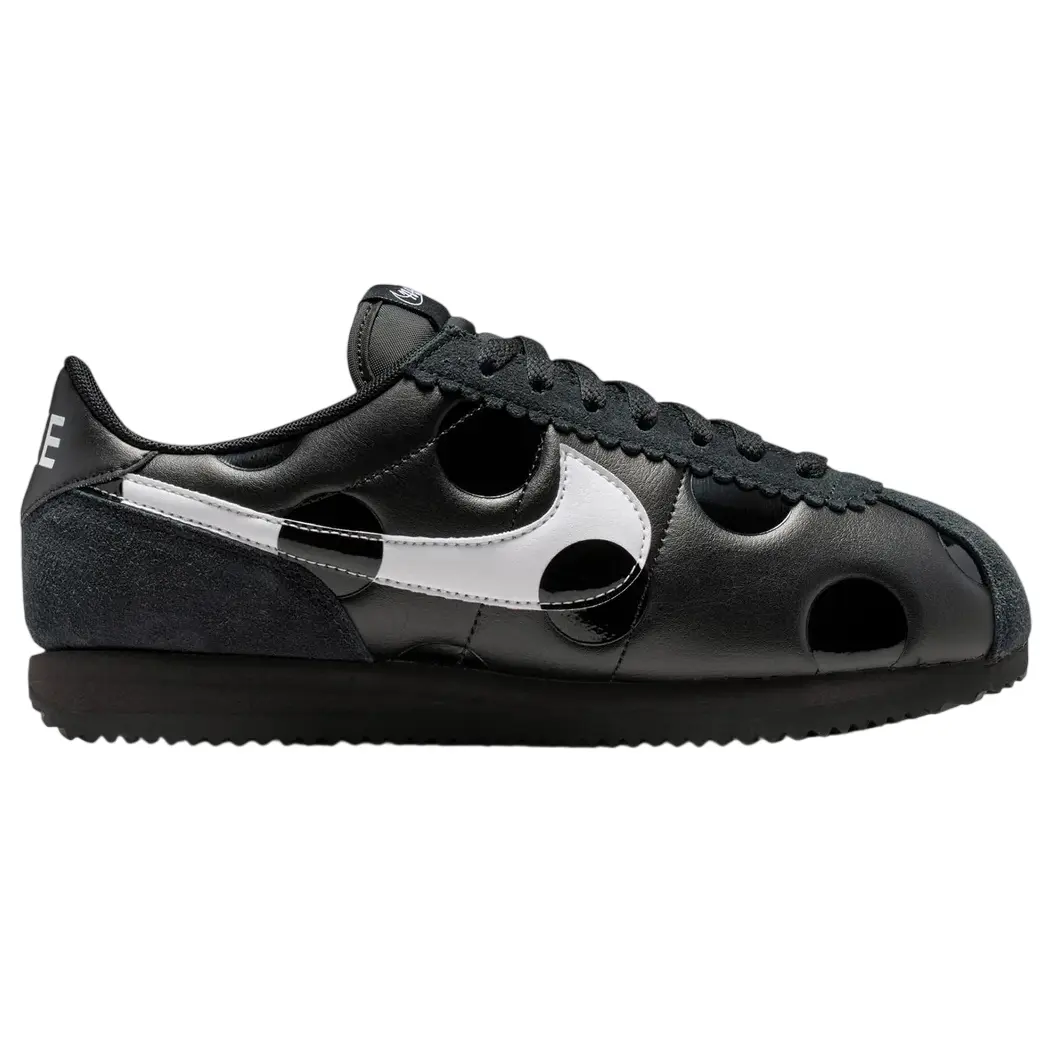 Nike Cortez Polka Dots Black White Women's Sneaker Authentic Original Fashion Designer Comfort Shoe Ready to Ship fashion sneaker Floral Embroidered Women Mid