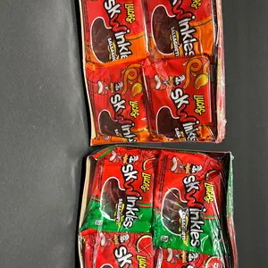 Lucas Skwinkles Salsagheti Sandia, mango Watermelon, mango  (12 pcs) Mexican Sweet Candy
