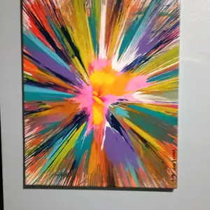 Spin Design Art Pouring Medium Large Canvas with Color Glitter BrightMind Design-=%2= decorative=%2=-=%2= sticker=%2=--=%2=- decorative=%2=----=%2=- sticker=%2=--