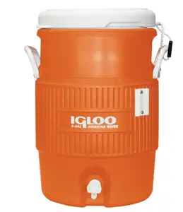 Igloo 5 Gallon Heavy-Duty Beverage Cooler, Orange