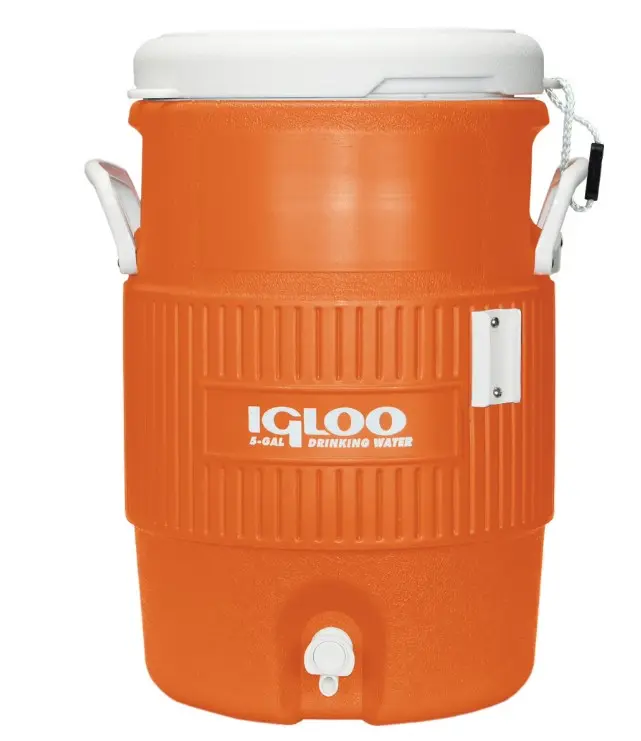 Igloo 5 Gallon Heavy-Duty Beverage Cooler, Orange