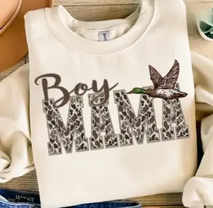 Camo Boy Mama Sweatshirt, T-Shirt, Boy Mama Duck Hunting Shirt, Duck Camo Shirt, Camo Mama, Old School Camo Shirt, Hunting Season Gift For Her, Duck Hunting Graphic Tee, Camo Mama Sweatshirt, Gift for Mom, Mother’s Day Outfit