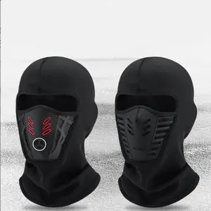 Winter Rider Warm Anti-Haze Balaclava Full Face Mask for Motorcycle Riding Cycling Ski Hood Cap Windproof Soft Outdoor Warm Bike Headwear 3-piece warm winter anti haze riding mask ski neck warmer hood