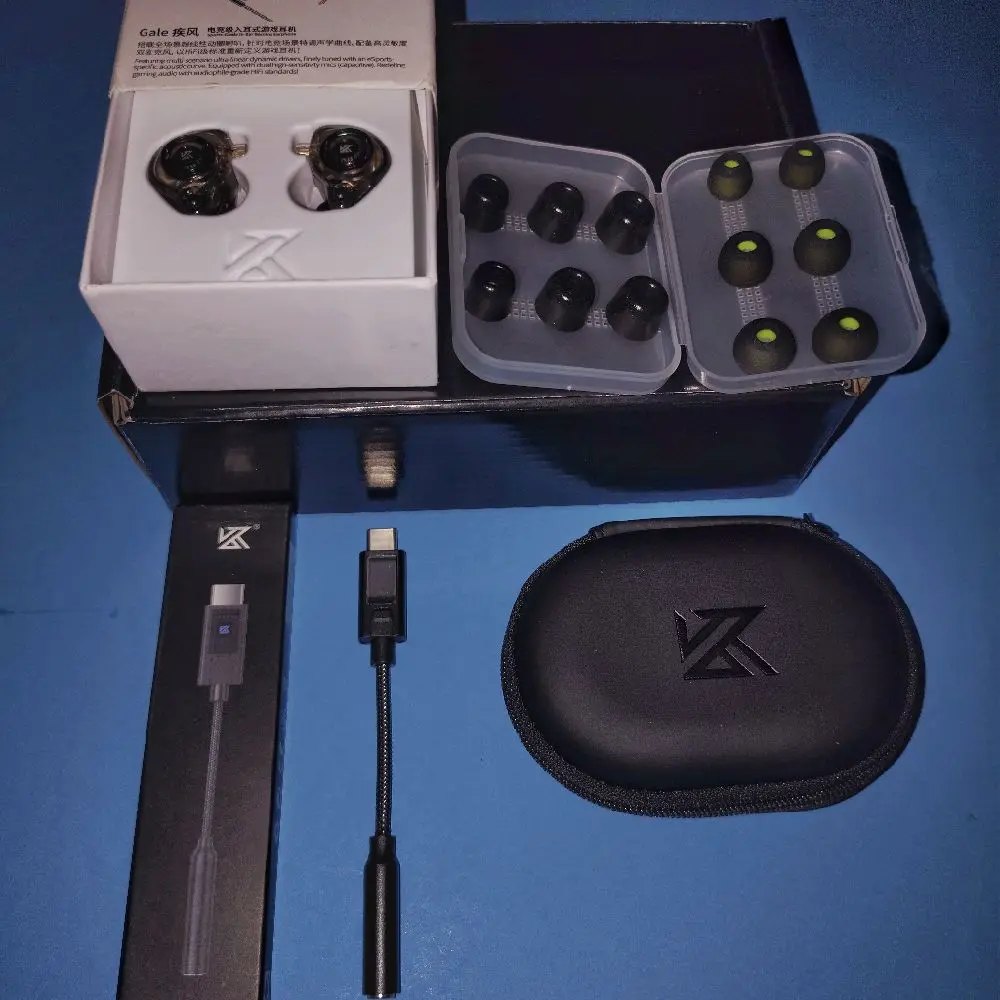 The Recon Kit — Premium Gaming Bundle · KZ Gale IEM + DAC Amp + Tips + Case