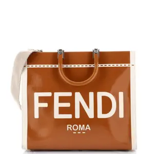 Pre-owned FENDI Patent Leather Tote Bags REBAG Sunshine Shopper Tote Patent Large by Rebag