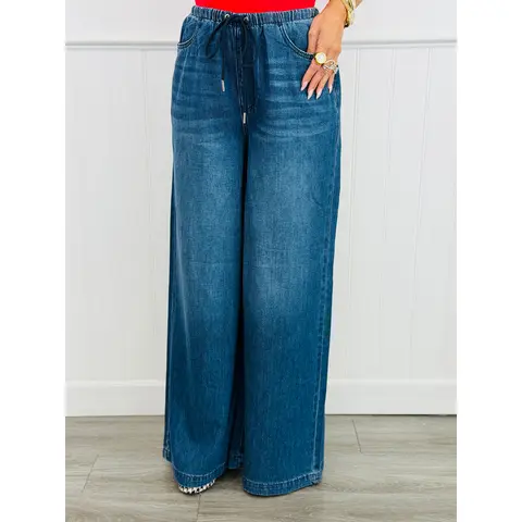 Judy Blue Relaxed Rosie Palazzo Jeans (Reg. and Plus)