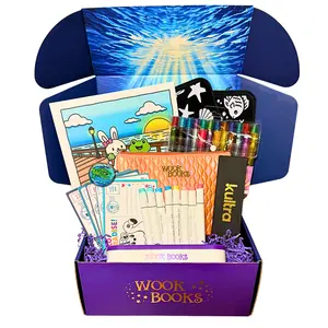 Sunset to Sea Limited Edition Event Box | Coloring Book, Mermaid Bag & Exclusive Accessories by Wook Books