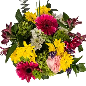Vibrant Rays Flower Mixed Bouquet