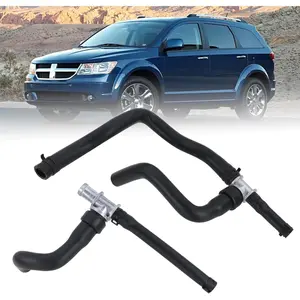 Heater Hose With TEE Supply-Return Compatible With 2008-2020 Dodge Journey 2.4VVT Heater Hose Set Replace # 5058437AK 5058437AI 5058437AD(2PCS)
