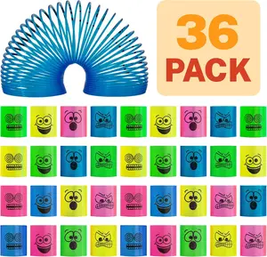 36 Pcs Mini Spring Party Favors for Kids 4 to 8 Birthday Stress Relief Bulk Fidget Goody Bag Stuffers Classroom Prizes Spring Bulk Toys for Kids Prize Presents 4 Bright Colors