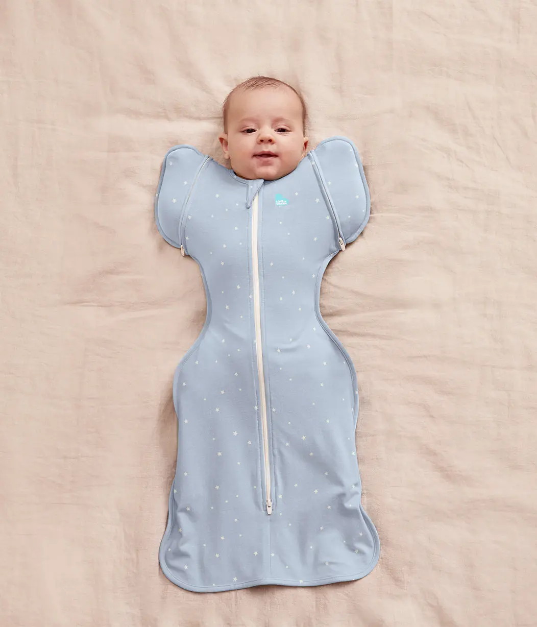 Swaddle Up™ 2-in-1 Transition Bag 1.0 TOG Cotton Powder Blue Twinkle