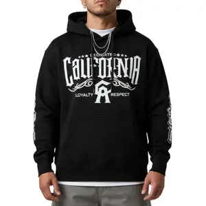 TFashion Graphic Hoodie California Autumn Medium Length Long Sleeve Casual Bold Eye Catching Design High Quality Comfortable Fabric Perfect Gift