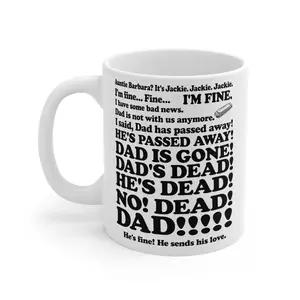 Funny Roseannnnee Coffee Mug, 80s Tv Show Coffee Mug, Jackie