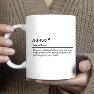 Nana coffee mug, nana gift, gift for grandma, ceramic coffee mug, mugs, mom gift idea, funny coffee mug