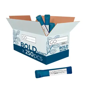 GO Mouthwash BOLD Mint Bulk - Best Travel Mouthwash Packets and Guest Room Bathroom Essentials. Alcohol and Sugar-Free Liquid Mouthwash for Fresh Breath and Oral Care Hygiene