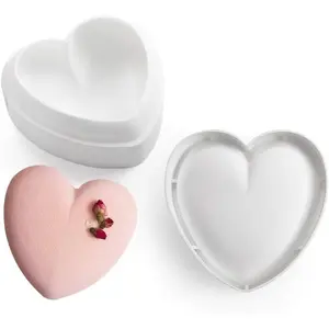 Silicone Mousse Cake Mold Trays Food Grade BPA Free Non Stick Baking Pan Suitable for Mousse Chocolate Brownie Cheesecake Jelly Ice Cream Fondant