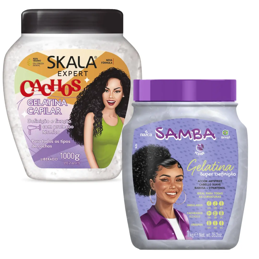 Skala + Samba Hair Jelly - Curl Defining, Frizz-Fighting Magic 1000g
