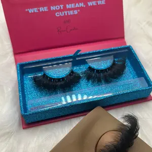 Exotic Lashes- M E A N I E Dramatic strip eyelash extensions 25mm