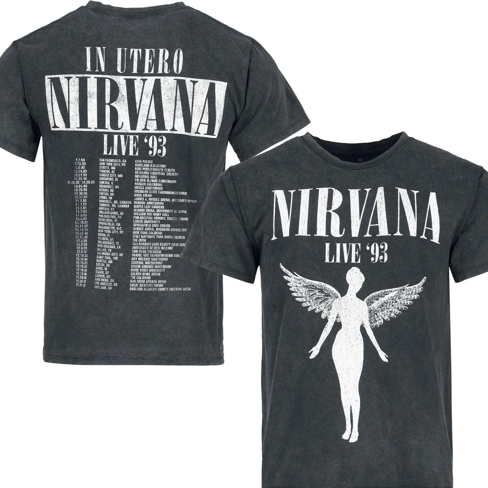 Nirvana Retro Music Tee, Classic Rock Band Graphic Shirt for Fans