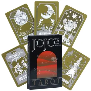 Jojo Adventure Tarot Cards Set, Unique Portable Design Divination Deck for Fate Prediction & Spiritual Guidance, Ideal Holidays Gift for Ages 14+