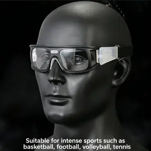 Unisex Basketball Goggles, Outdoor Training Glasses, Anti-Collision Impact-Resistant, Prescription Compatible, Sports Safety Eyewear
