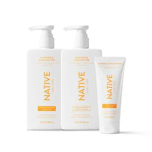 NATIVE Hair Strengthening Trio – Shampoo, Conditioner & Hair Mask for Stronger Hair NATIVE Hair Strengthening Trio – Shampoo, Conditioner & Hair Mask for Stronger Hair