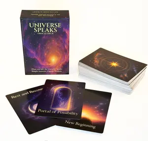 Universe Speaks Oracle Deck – Pick-a-Card 78 Card Spiritual Guidance Set (Standard Edition)