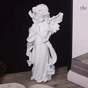 Charming Little Angel Resin Figurine, Elegant Desk Decor for Living Room or Study, Office Decor, Perfect for Room Decor