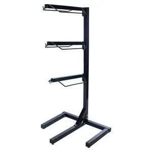 Easy-Up 3 Tier Swivel Saddle Rack with Tack Hooks