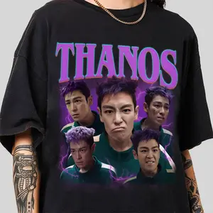 Thanos T-Shirt, Squid Game2 Shirt, Vintage Choi Seung-hyun Tshirt, Vintage Bootleg Graphic 230 Player Tee Classic Cotton, Unisex Shirts