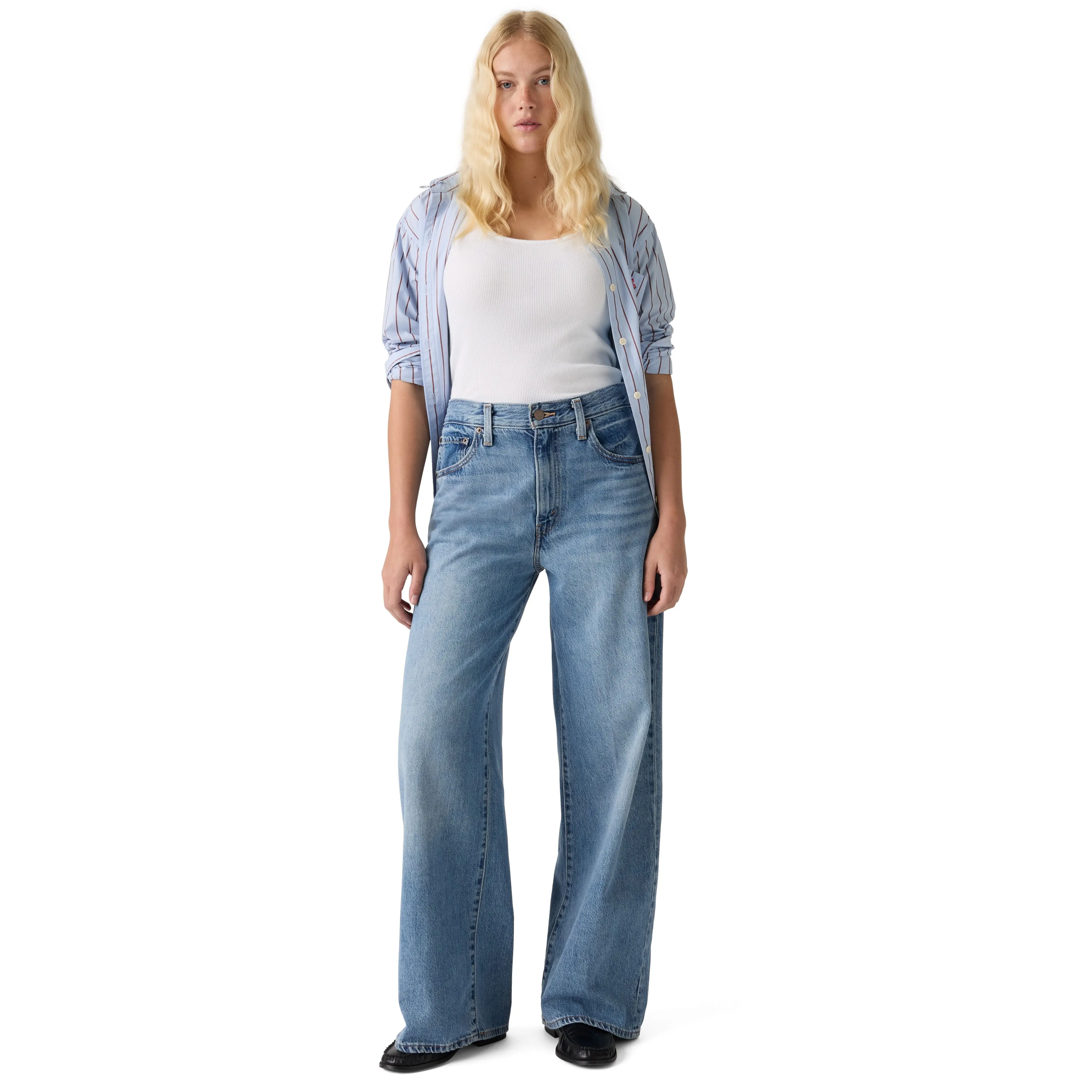 Cinch Wide-Leg Lightweight Women's Jeans