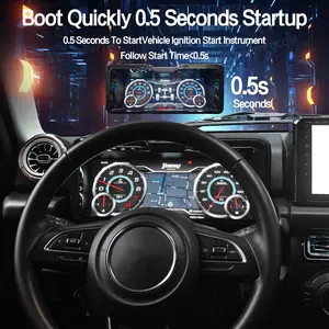SADELOOS for Suzuki Jimny 2019-2025 Car LCD Digital Dashboard Instrument Clusters Panel, Gauges Speedometers