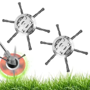 Get 1 Weed Wacker Replacement Wire Trimmer Weed Brush Cutter Attachment for Electric & Cordless String Trimmers, Ideal for Rust RemovalAB12PeakVibe
