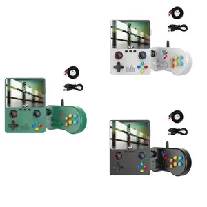 X6 Handheld Game Console, Support 2 Players 32G TF Card Built-in 10000+ Games, 3.5 Inch IPS Screen Retro Gaming Console, 11 Emulators Retro Handheld Game Console with Dual 3D Joystick Portable Arcade Protection gaming console