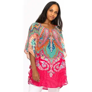 Silk Narissa Magenta Tunic