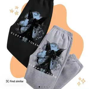 Vintage Rock Band Tour Sweatpants, Retro Music Graphic Joggers for Fans, Unisex Streetwear Pants, Casual Rock Style, All Season Comfort