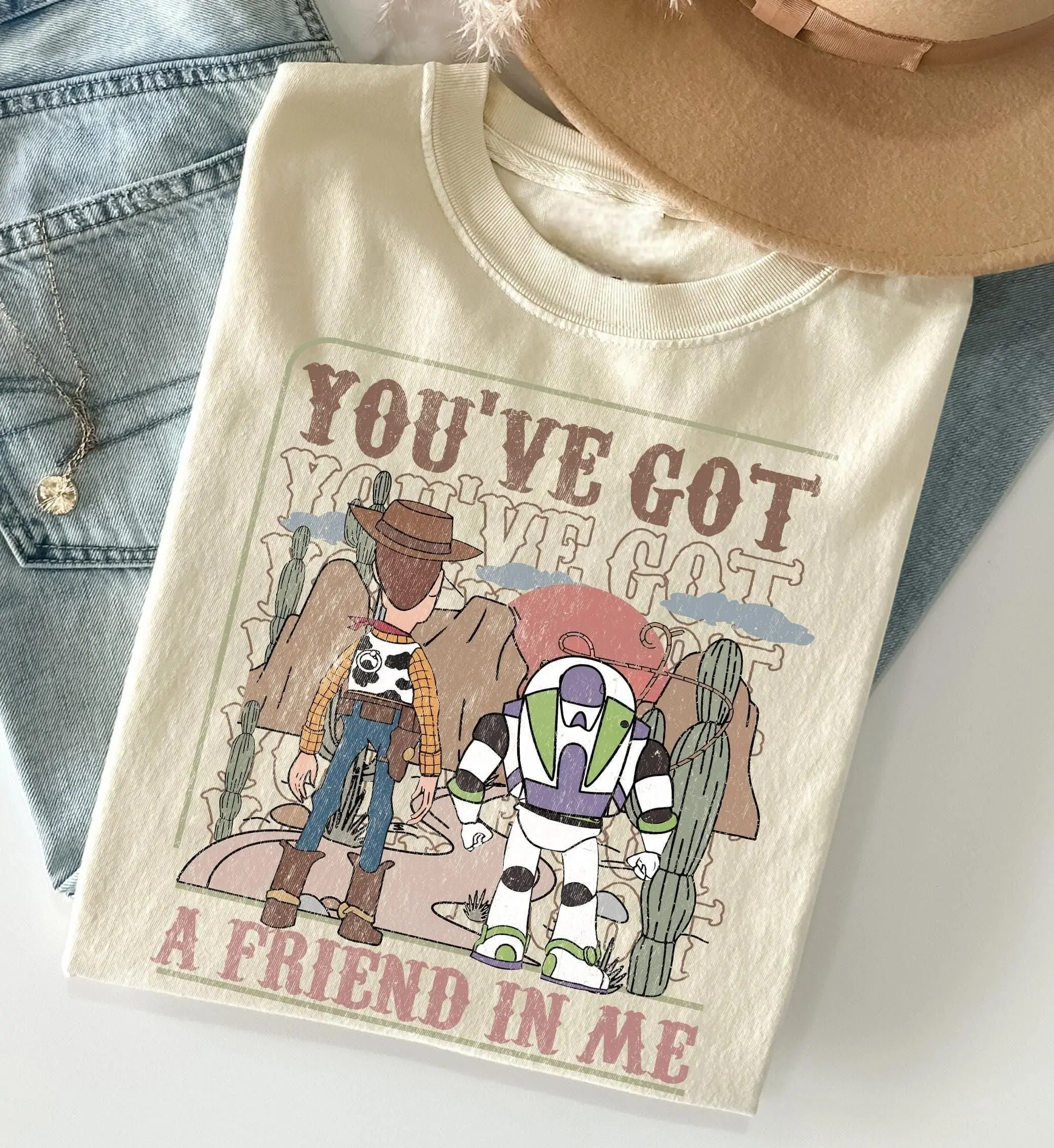 Retro WDW You've Got A Friend In Me Shirt,Toy Characters Tee, WDW Trip Shirt, Family Matching Shirt