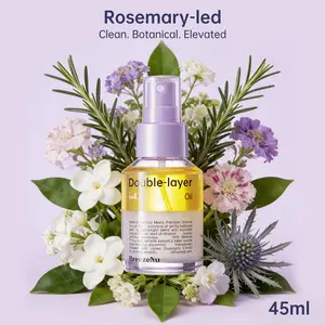 BreezeNu O1 Ingrown Hair Oil for Bikini Line, Razor Bumps & Post Shave Care, Dual-Layer Oil with Squalane & Fermented Extracts, Soothing, Reduces Ingrowns & Irritation, For Sensitive Skin, 1.7 fl oz Gentle