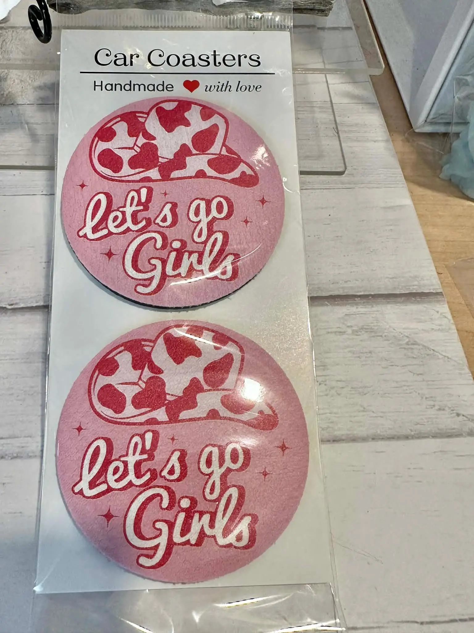 Country Girl Car Coasters