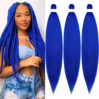 Dark Blue Braiding Hair 3 Packs