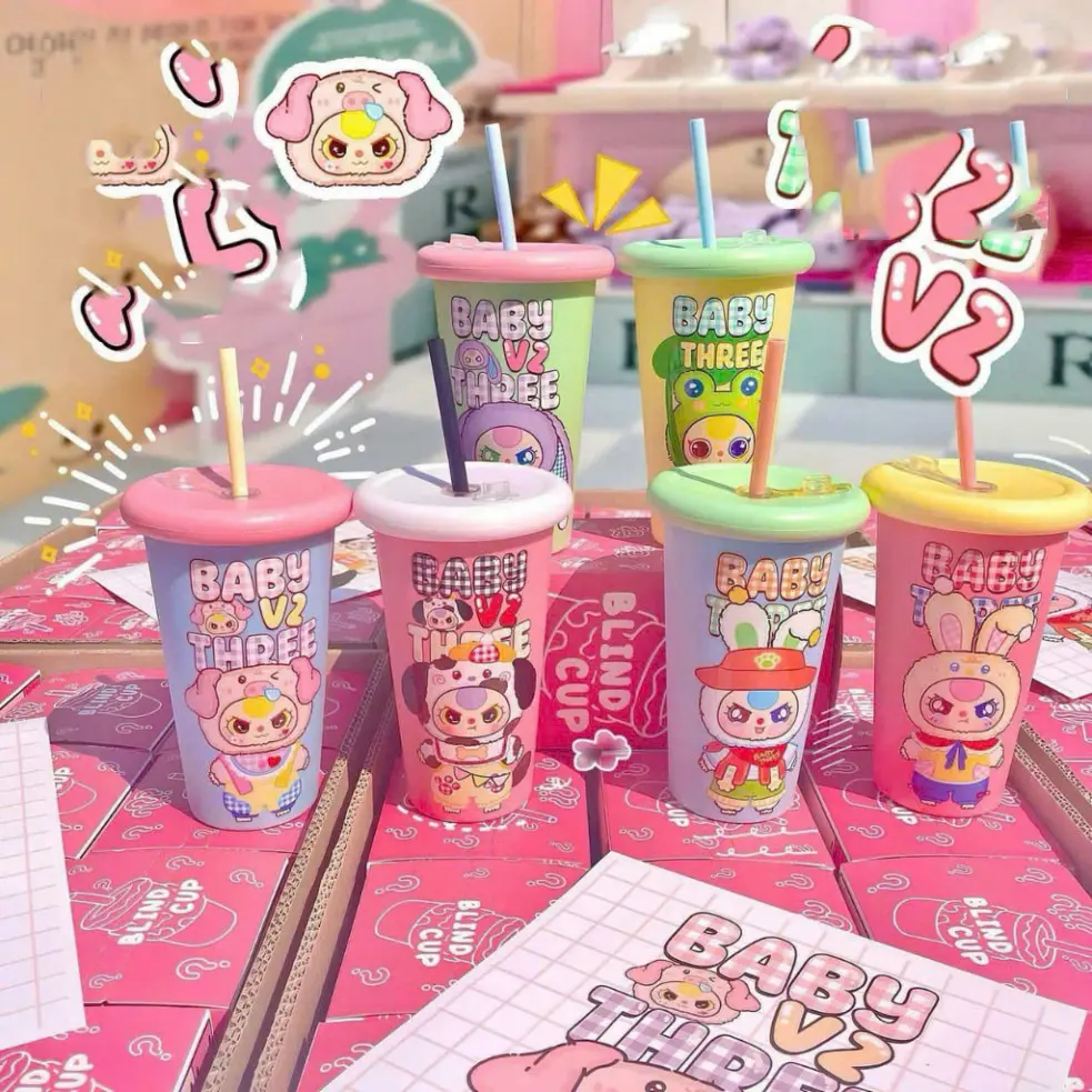 Cute Cat Stainless Steel Thermal Cup – Large Capacity Portable Coffee Tumbler with Straw & Adorable Design