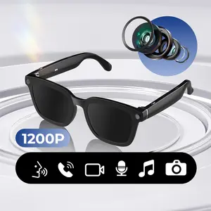 Camera-ready Smart Glasses, 1080P HD Camera(Emits Light when Recording), Voice Control Smart Translator, Multi-functional Touch Wireless Eyewear, Outdoor Travel Sports Glasses, Sunglasses, Smart Wearables, Gifts