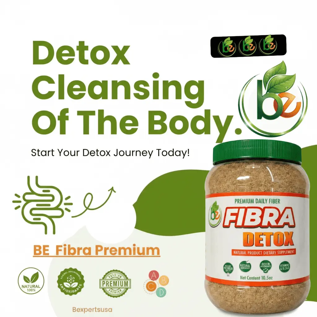 VIRAL BE Fibra Premium Daily Fiber Supplement – 10.5 oz Simi-Style Blend with Wheat Bran, Algas, Maguey & More + Antioxidants & Vitamins A, B12, C & D
