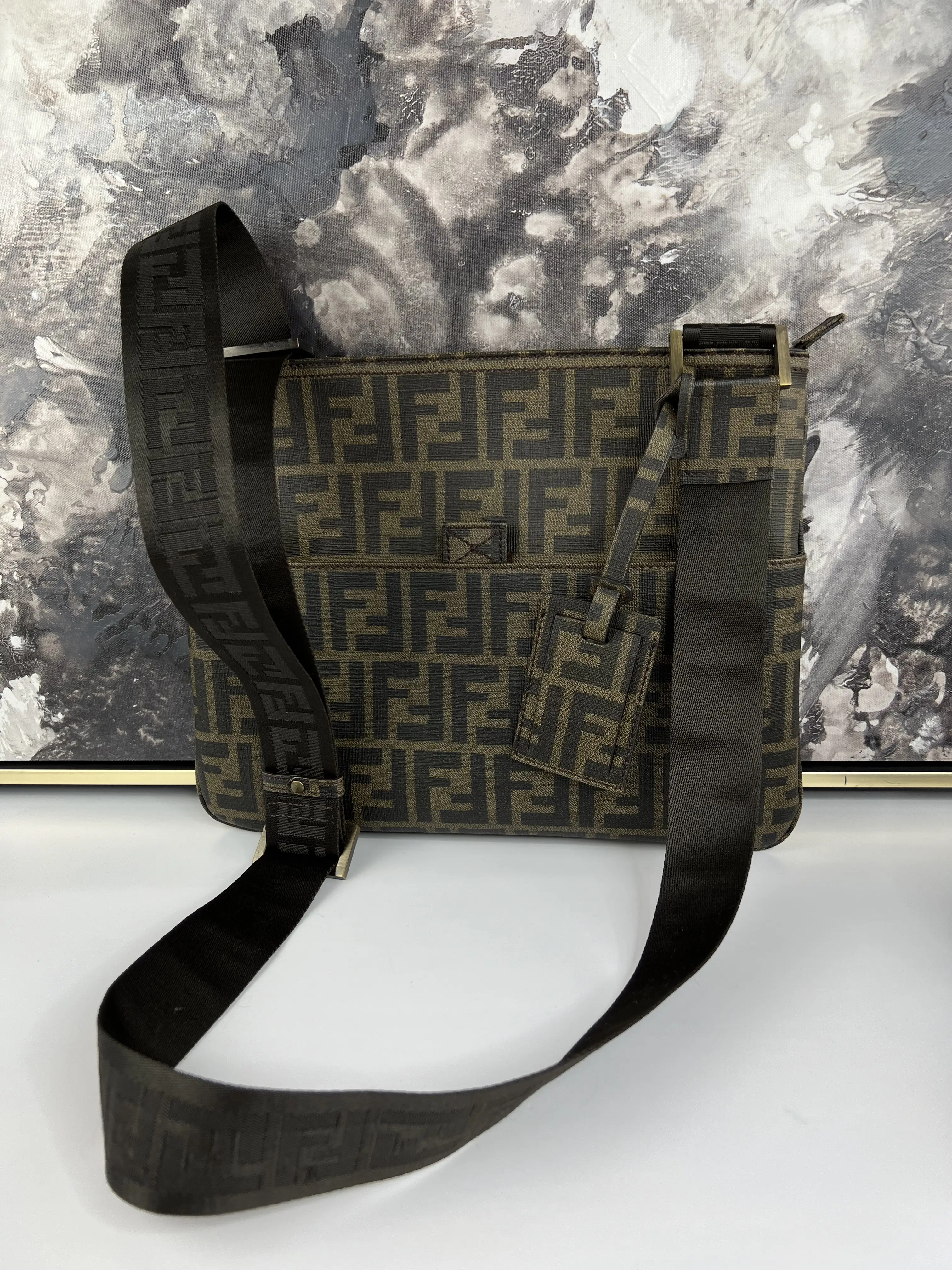 Pre-owned Fendii coated canvas Crossbody Bags Crossbody Bag