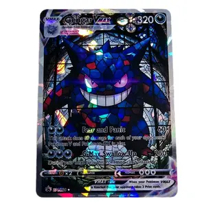 Stained Glass Gengar VMAX Custom Card | Rainbow Glass / Star Texture