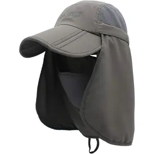 Flap  UV Protection Sun Hats Fishing Hat Quick-Drying UPF50+