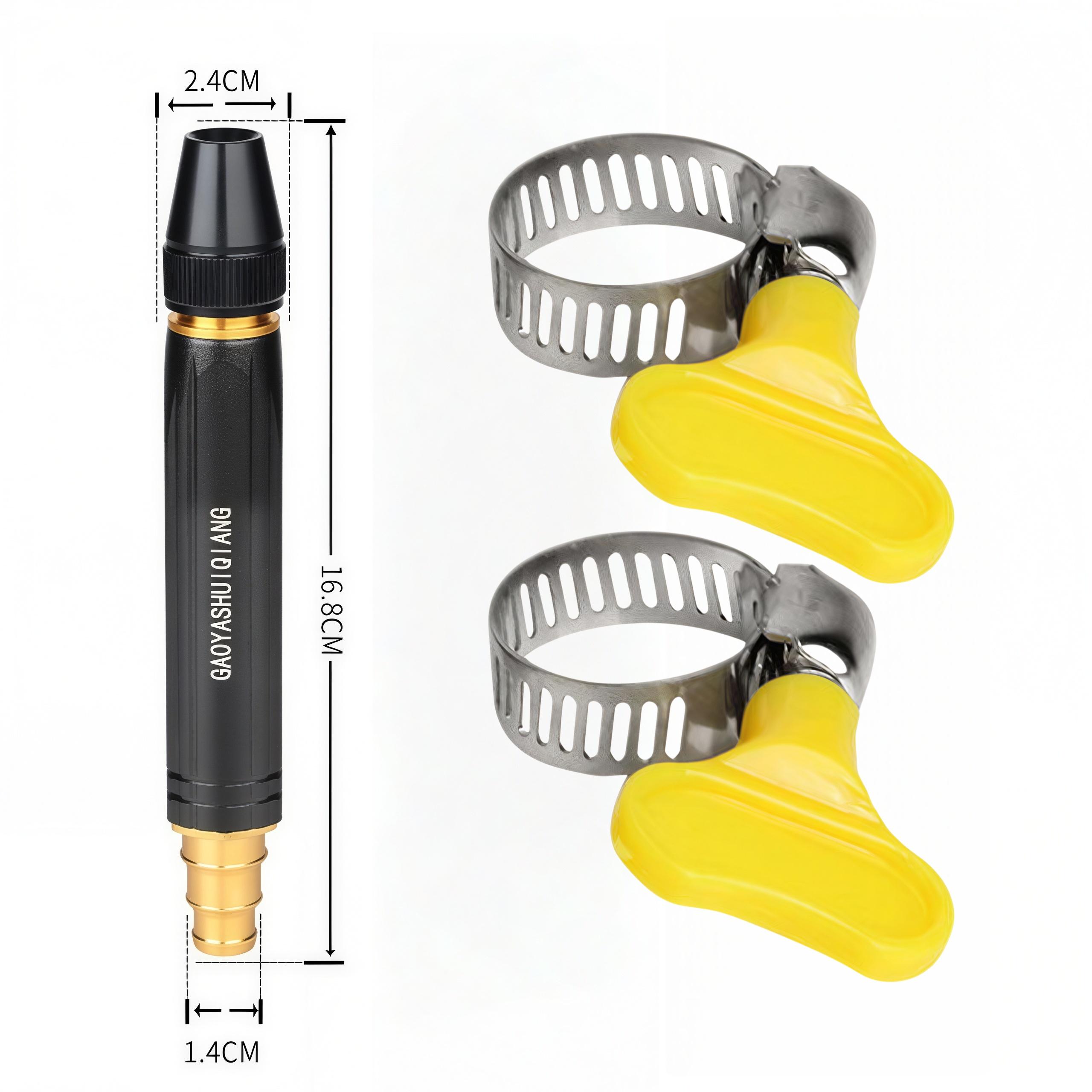 Home high-pressure car wash water gun with booster nozzle and hose, a must-have for watering plants and vegetables, and car washing #Summervibes