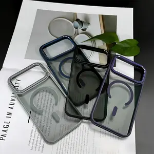 MagSafe Compatible Frosted Matte Aesthetic Protective Case| Fashionable Phone Case for iPhone 17, 17 Air, 16, 15, 14, 13, 12, 11 Pro Max, Pro, Plus| High Quality Shockproof Cover| Trendy iPhone Case Shopping Pick