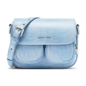 Charles & Keith Multifunctional Chain Strap PU Small Square Shoulder Bag for Women