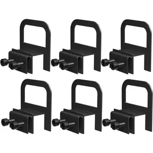 6 count Anti-Slip Mattress Gaskets: Mattress Gripper for Metal Frame - Adjustable Mattress Stoppers Widen Mattress Holder for Metal Frame Mattress.